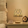 thumbnail image 6 of LED Table Lamp with Touch Controls and Dimming Nightstand Lamp with USB Charging Port Night Light Indigo Blue Seahorses Pattern Medium, 6 of 7
