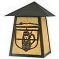 thumbnail image 2 of Meyda Tiffany 112463 7" W Lake Clear Lodge Stein Wall Sconce - Beige, 2 of 2