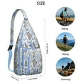 thumbnail image 3 of Abstract Tribal Sling Backpack - Ethnic Pattern Crossbody Bag, Durable Hiking Pack, 3 of 4
