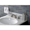 thumbnail image 2 of Kingston Brass KB968RXL Restoration Widespread Bathroom Faucet with Pop-Up Drain, Brushed Nickel, 2 of 5