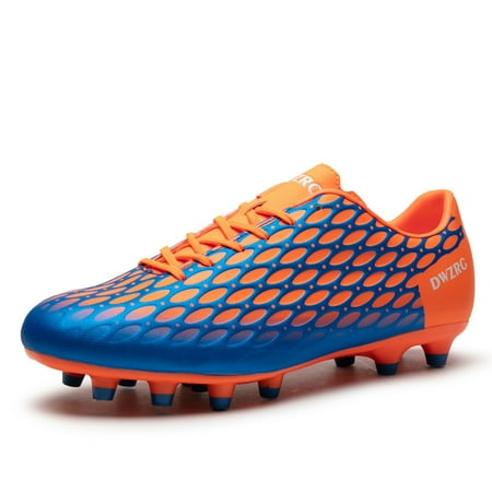 

Mens Lightweight Firm Ground Soccer Cleats Outdoor/Indoor Boys Professional Futsal Training Football Shoes
