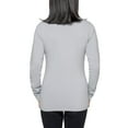 thumbnail image 3 of Insect Shield Women's UPF Dri-Balance Long Sleeve V-Neck T-Shirt, Platinum, Large, 3 of 3