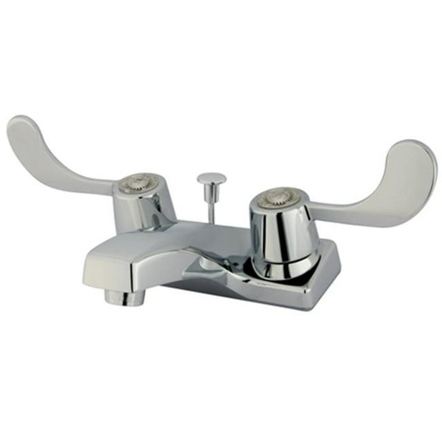Two Handle 4 in. Centerset Lavatory Faucet with Retail Pop-up