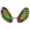 Colorful, variant on Jiibva Cyberpunk Alien Rhinestone Rivet Costume Glasses Novelty Punk Cosplay Eyewear Silver Colorful