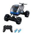 thumbnail image 1 of TFixol Blue Dual-Battery Remote Control Stunt Car with Exhaust Spray, 360° Rotation, and All-Terrain Tires for Kids' Multiplayer Racing Adventure, 1 of 6