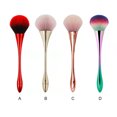 thumbnail image 4 of Makeup Brush Foundation Powder Blending Face Contouring Brushes Artificial Fiber Plating Reusable Make Up Tool Replacement Colorful, 4 of 8