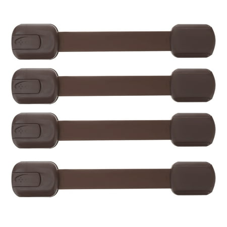 4pcs Child Safety Strap Locks Baby Proofing Cabinet Lock Baby Drawer Latches