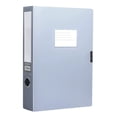 thumbnail image 5 of File Box Thickened Polypropylene Office Supplies Foldable A4 Retro Style Document Box For Plastic File Storage M, 5 of 6