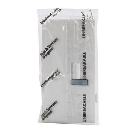 UPC 785007147049 product image for Pass & Seymour PJSE1W White Toggle Opening Sectional Nylon Wall Plate | upcitemdb.com