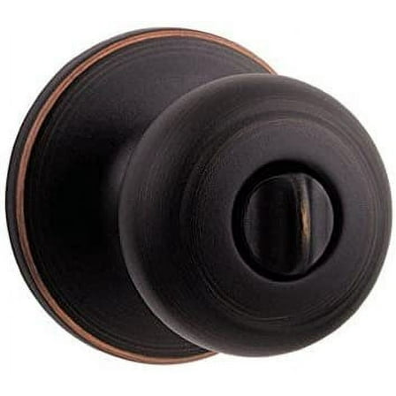 Kwikset 93001-630 Venetian Bronze Cove Privacy Knob Lockset