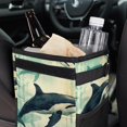thumbnail image 6 of Whale Mini Trash Can for Car: Foldable, Leak-Proof with Lid, Hanging Storage Bag - Car Trash Bin, 6 of 6