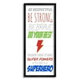 thumbnail image 2 of Stupell Indtries Everyday Kids Superhero Phrase Do Your Best Motivation,10 x 24,Design by Anna Quach, 2 of 5