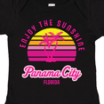 thumbnail image 4 of Inktastic Summer Enjoy the Sunshine Panama City Florida in Pink Boys or Girls Baby Bodysuit, 4 of 5