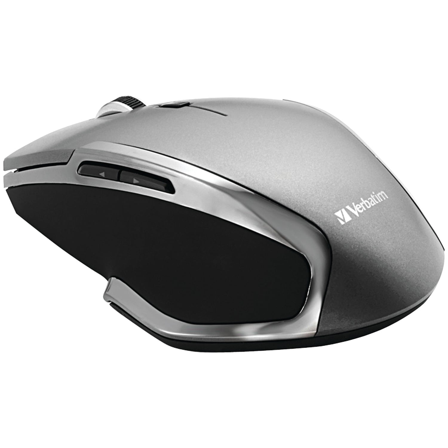 Verbatim 98621 Wireless Notebook 6-Button Deluxe Blue LED Mouse (Graphite) & Fiji AA 40 PK