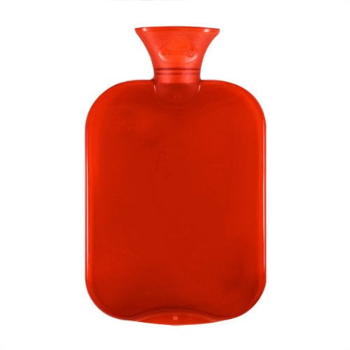 Red Transparent Hot Water Bottle 2l water bottle by Fashy Walmart Canada