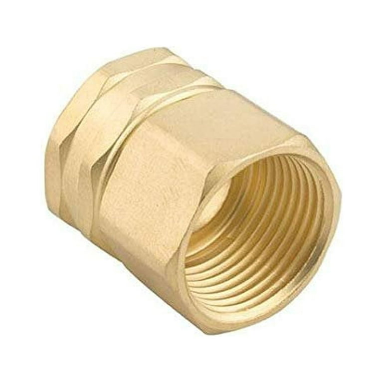 Gilmour 3/4 in. Brass Threaded Double Female Swivel Hose Connector Gilmour 3/4 in. Brass Threaded Double Female Swivel Hose Connector