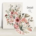 thumbnail image 2 of Vintage Floral Wall Art Botanical Flowers Prints Aesthetic Canvas Pictures Shabby Chic Artwork Beige Painting for Bedroom Bathroom Dining Room Decor Ready to Hang Small 12x16in, 3 Pieces, 2 of 6