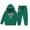 Dark Green, variant on Toddler Girls Outfit Sets Kids Middle And Older Long Sleeved 2025 New Years Print Hooded Top Sweater Pants Set,2-Piece,Size 2-13Y