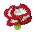 thumbnail image 2 of Ramo de flores de ganchillo hecho a mano | Arreglo floral de lana tejido | 7x7x2 cm. Regalo decorativo para el Día de la Madre, San Valentín y decoración del hogar., 2 of 6