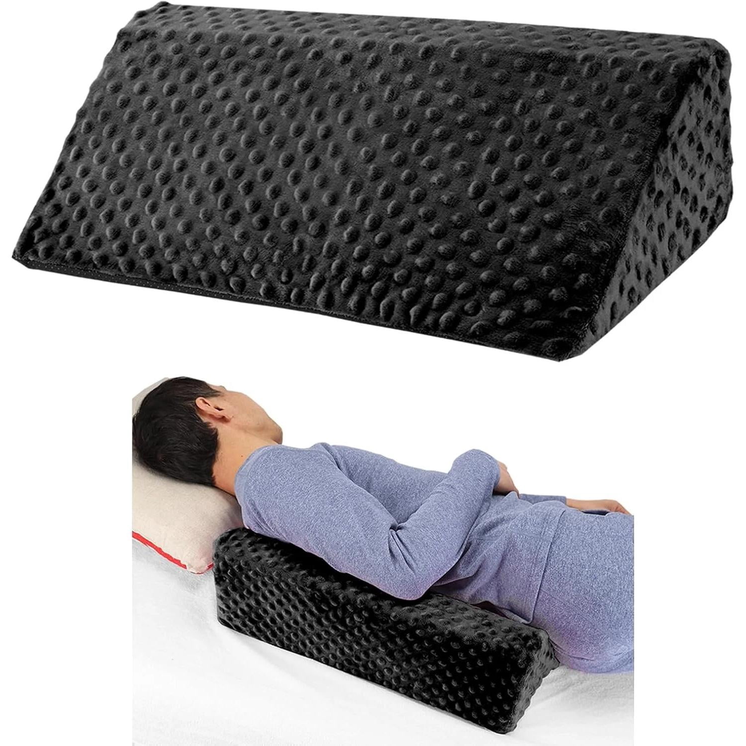Wedge Pillow for Side Sleeping, Body Positioning Foam Wedge Pillow, Side Wedg...