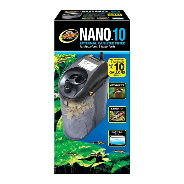Zoo Med Nano 10 External Canister Filter up to 10 gal