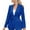 Blue, variant on Gyexs Womens Blazers Work Casual Dress Jackets Long Sleeve Light Weight Trench Coat Loose Fit Outerwear with Belts, Black, Size L