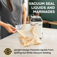 thumbnail image 4 of InstaSeal Upright Food Vacuum Sealer Machine with 50 Food Safe Storage Bags Allows to Vacuum Seal Liquids As Seen on TV, 4 of 8