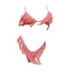 thumbnail image 1 of Traje de baño de bikini de cintura alta con borlas para mujer, bañador sexy con tanga tipo bandeau. Rosa S, 1 of 8