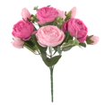thumbnail image 1 of Flores artificiales, plantas, arreglos florales de seda, ramos de boda, decoraciones Rosa durazno, 1 of 9