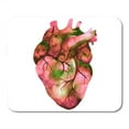thumbnail image 1 of JSDART Anatomy Unusual Human Heart Watercolor Illustration Raster for Your Design Mousepad Mouse Pad Mouse Mat 9x10 inch, 1 of 1