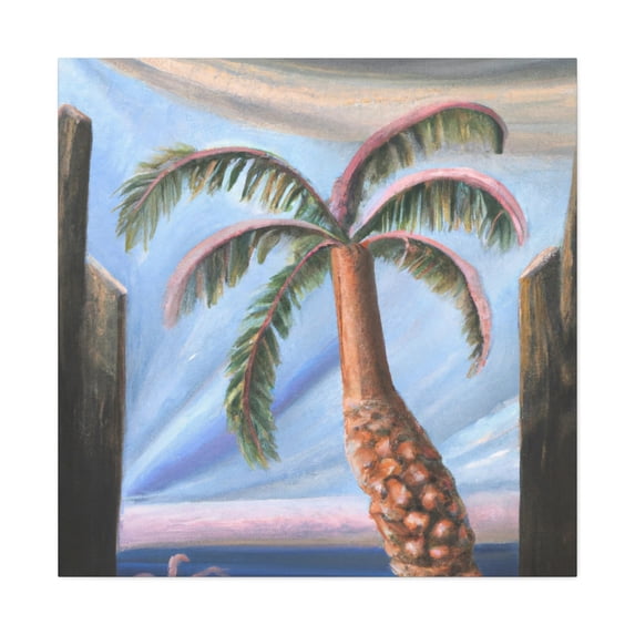 Palm Tree Splendor - Canvas