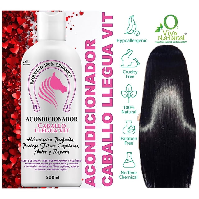 Acondicionador VIVONATURAL Llegua Vit 500 ml Brillo y Suavidad