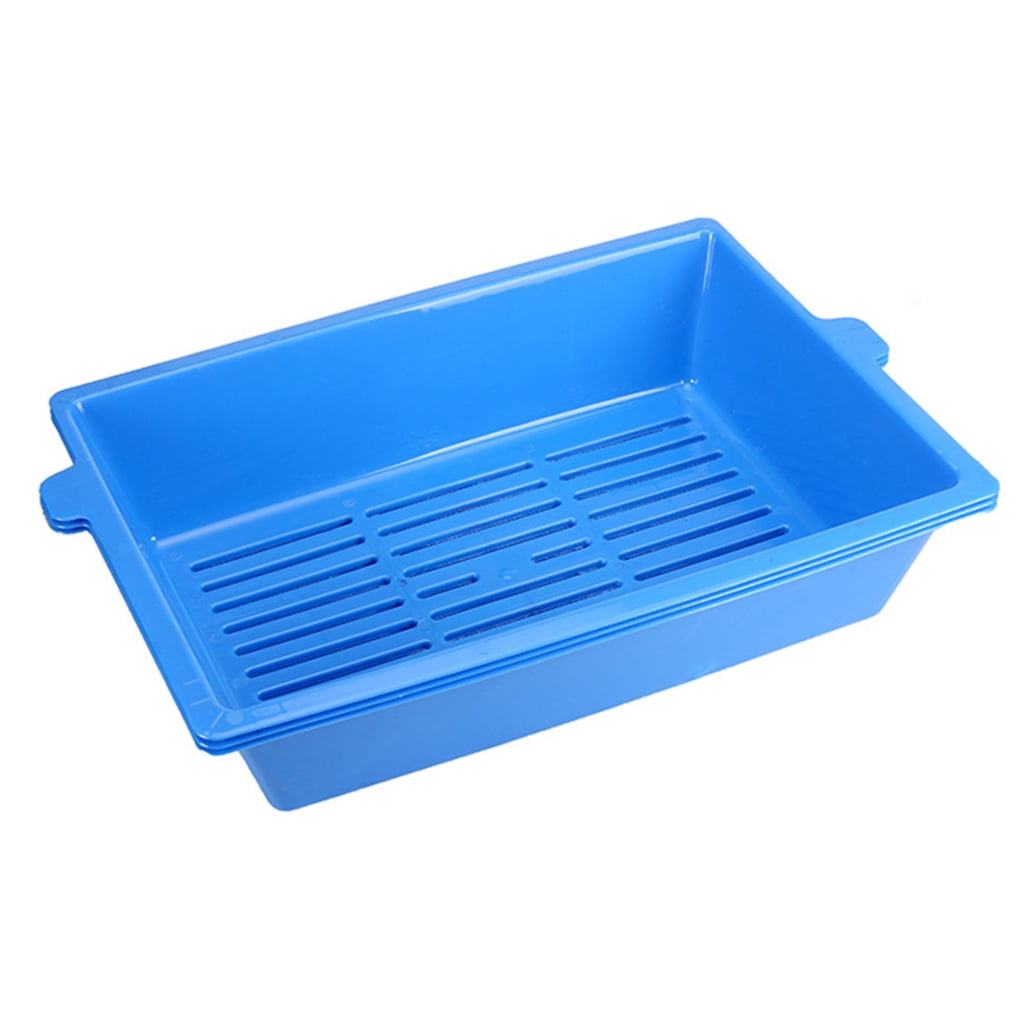 PBPBOX Durable Litter Box for Easy Cleaning and Comfort with Spill Prevention Design for Pet Use