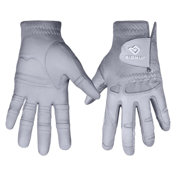 Bionic Gloves Men's StableGrip 2.0 Golf - Left - Gray - Cadet Small