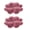 Pink-PK-home supplies, variant on LEFTHIGH Home Divided Candy Box Household Nut Tray Dried Fruit Snack Tray Living Room Plastic Serving Tray 23x23x4cm 2 Pieces Multiple Colors Home