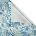 thumbnail image 4 of Ambesonne Jungle Valance Pack of 2, Palm Forest Foliage, 54"X12", Blue Mint Green White, 4 of 5