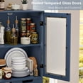 thumbnail image 5 of Homfa Kitchen Pantry Storage Cabinet, 67" Pantry Cabinet with Doors and Removable Drawers, Freestanding Cupboard for Dining Room, Blue, 5 of 6