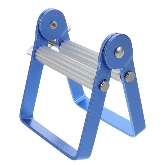 LOLIPPYY Blue Aluminum Alloy Toothpaste Tube Squeezer Manual Metal Roller for Bathroom