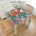thumbnail image 2 of nygtbtfer Flower Tablecloth Table Cloths for Parties Dining Room Kitchen White, 2 of 7