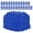 Blue, variant on Plastic Safety Barrier Chain 120FT – Blue, 6MM Thick, UV Resistant, 1.5-Inch Links, 25 S-Hooks – Durable Crowd Control for Parking, Construction, Driveways, Queues – Color: Blue