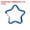 Dark Blue, variant on Star Shape Snap Hook, Aluminum Alloy Star-Shaped Keychain Clip Spring Key Holder for Camping Fishing Traveling Black