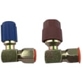 thumbnail image 2 of Air Con Parts A/C High Low Side Convert Adaptor – 3/8 To 7/16 HVAC Coupling Elbow 2 of 6