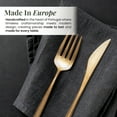 thumbnail image 4 of 20 Piece Silverware Set for 4 | 18/10 Stainless Steel | Forks, Spoons, Knives | Gold, 4 of 8