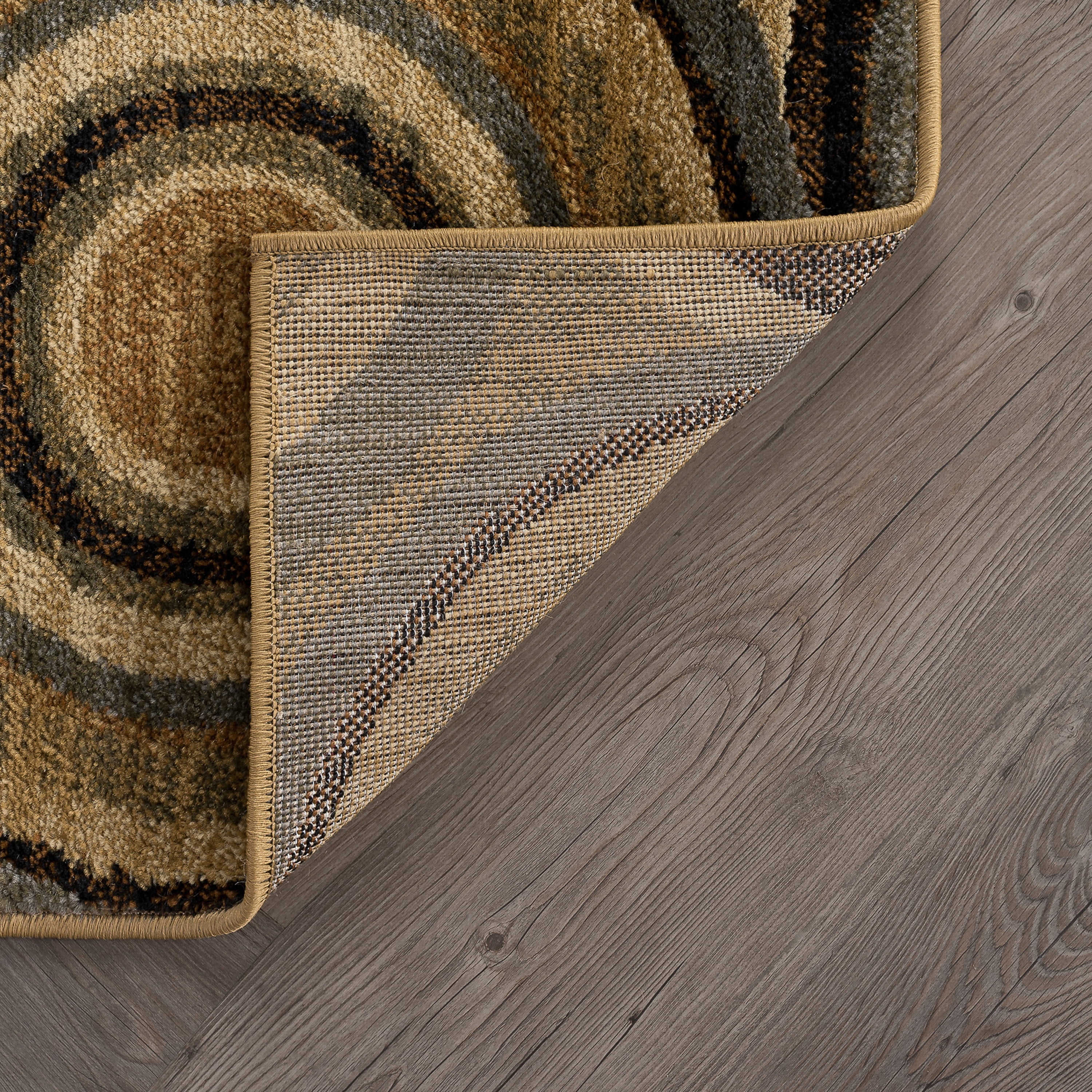 Elegance Contemporary 9' x 12.6' Multi-Color Polypropylene Indoor Area Rug