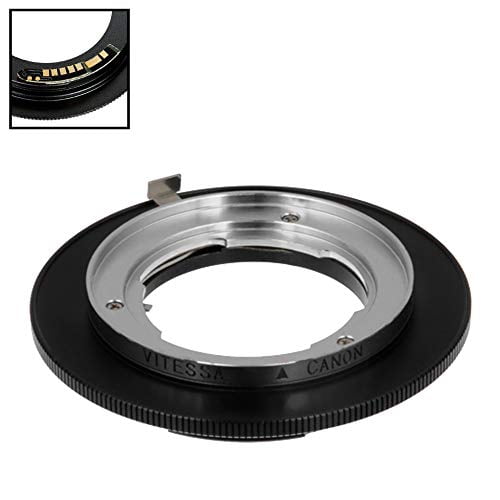 Fotodiox Pro Lens Mount Adapter Compatible with Vitessa Lens to Canon EOS (EF, EF-S) Mount D/SLR Camera Body - with Gen10 Focus Confirmation Chip