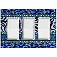 thumbnail image 1 of Metal Light Switch Plate Cover African Safari Animal Print Tribal Art Pattern SFR044, 1 of 13