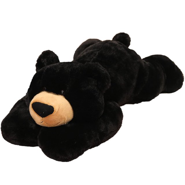 Almohada de peluche con forma de oso ronivia con forma de animales de peluche pesados, 30 cm