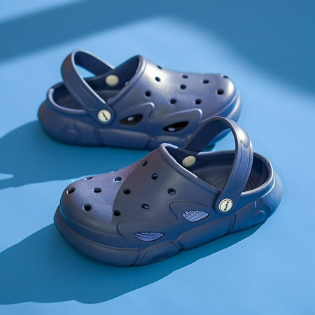 

Garden Clogs Casual Solid Color Clogs For Boys Breathable Non-slip Clogs For Indoor Outdoor Garden Beach All Seasons Quick Drying Sandals