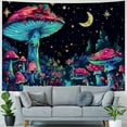 thumbnail image 4 of ONETECH Mushroom Tapestry, Tapestry Plant Tapestry Fantasy Mushroom Butterfly Moon Tapestries Wall Hanging for Bedroom Dorm Decor 40x60inch, 4 of 6