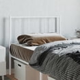 thumbnail image 3 of vidaXL Metal Replace Headboard White 39.4", 3 of 4